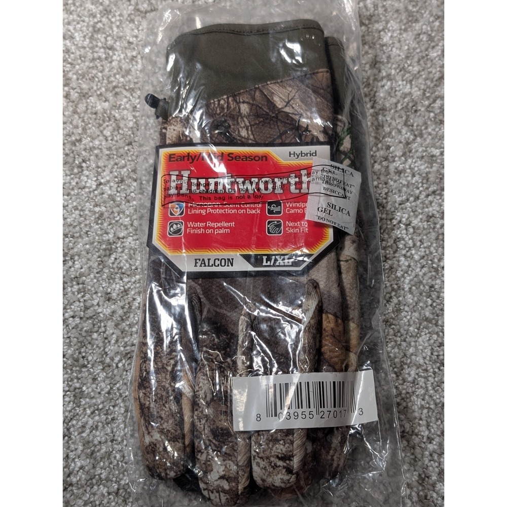 Huntworth Gloves Falcon Camo Hybrid‎ Early/Mid Season L/XL